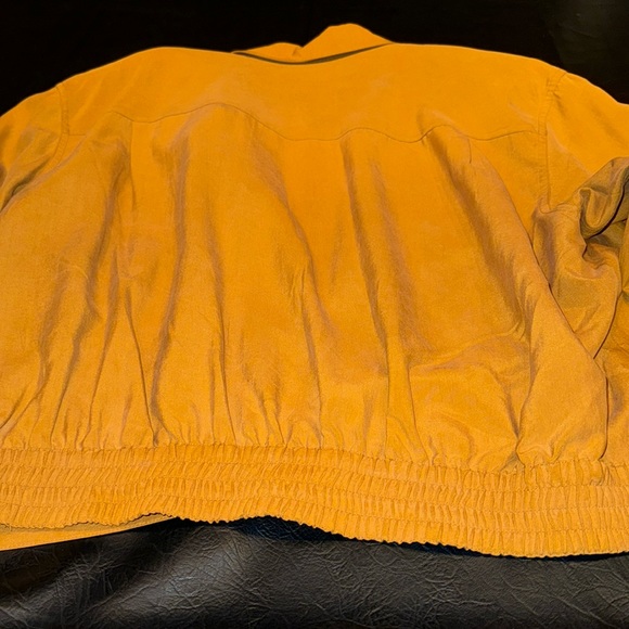 Jacket by August Silk, Size L, Mustard Yellow/Gold, EUC - Picture 6 of 11